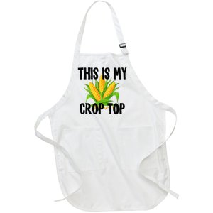 This is My Crop Top Hilarious Funny Meme Full-Length Apron With Pockets