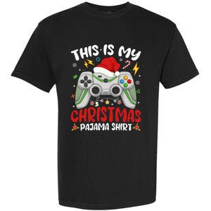 This Is My Christmas Pajama Video Game Gamer Boy Teens Garment-Dyed Heavyweight T-Shirt