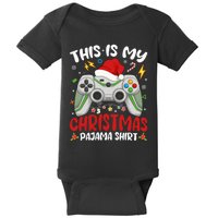 This Is My Christmas Pajama Video Game Gamer Boy Teens Baby Bodysuit