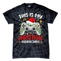 This Is My Christmas Pajama Video Game Gamer Boy Teens Tie-Dye T-Shirt