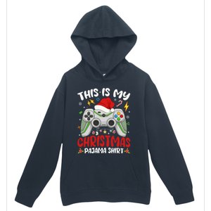 This Is My Christmas Pajama Video Game Gamer Boy Teens Urban Pullover Hoodie