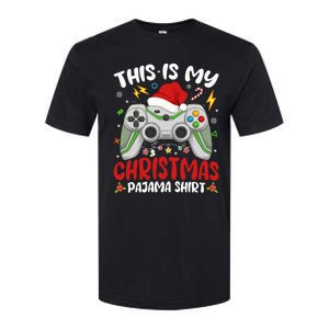 This Is My Christmas Pajama Video Game Gamer Boy Teens Softstyle CVC T-Shirt