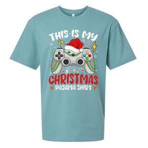 This Is My Christmas Pajama Video Game Gamer Boy Teens Sueded Cloud Jersey T-Shirt