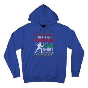 This Is My Christmas Pajama Ugly Sweater Fencing Meaningful Gift Hoodie