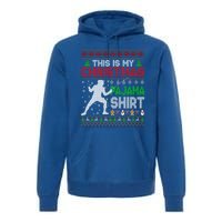 This Is My Christmas Pajama Ugly Sweater Fencing Meaningful Gift Premium Hoodie