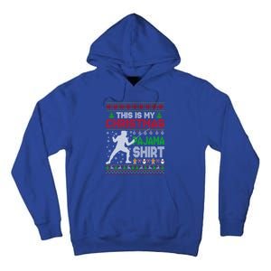 This Is My Christmas Pajama Ugly Sweater Fencing Meaningful Gift Tall Hoodie