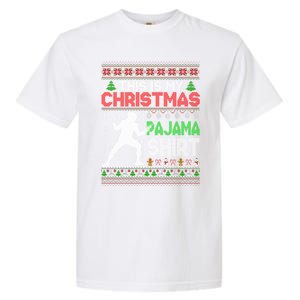 This Is My Christmas Pajama Ugly Sweater Fencing Meaningful Gift Garment-Dyed Heavyweight T-Shirt