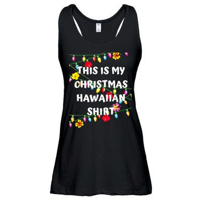 This Is My Christmas Hawaiian Shirt Christmas Hawaiian Ladies Essential Flowy Tank