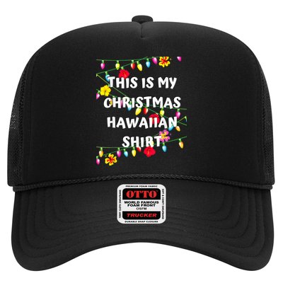 This Is My Christmas Hawaiian Shirt Christmas Hawaiian Trucker Hat