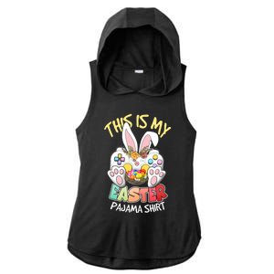 This Is My Easter Pajama Gift Game Control Basket Gaming Gift Ladies PosiCharge Tri-Blend Wicking Draft Hoodie Tank