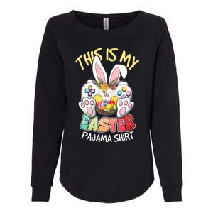 This Is My Easter Pajama Gift Game Control Basket Gaming Gift Womens California Wash Sweatshirt