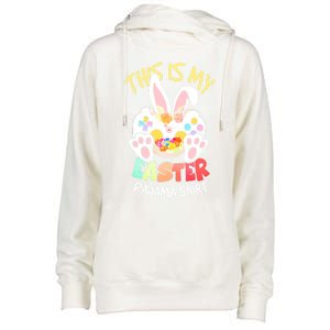 This Is My Easter Pajama Gift Game Control Basket Gaming Gift Womens Funnel Neck Pullover Hood