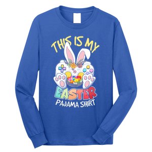 This Is My Easter Pajama Gift Game Control Basket Gaming Gift Long Sleeve Shirt