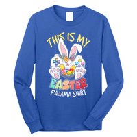 This Is My Easter Pajama Gift Game Control Basket Gaming Gift Long Sleeve Shirt