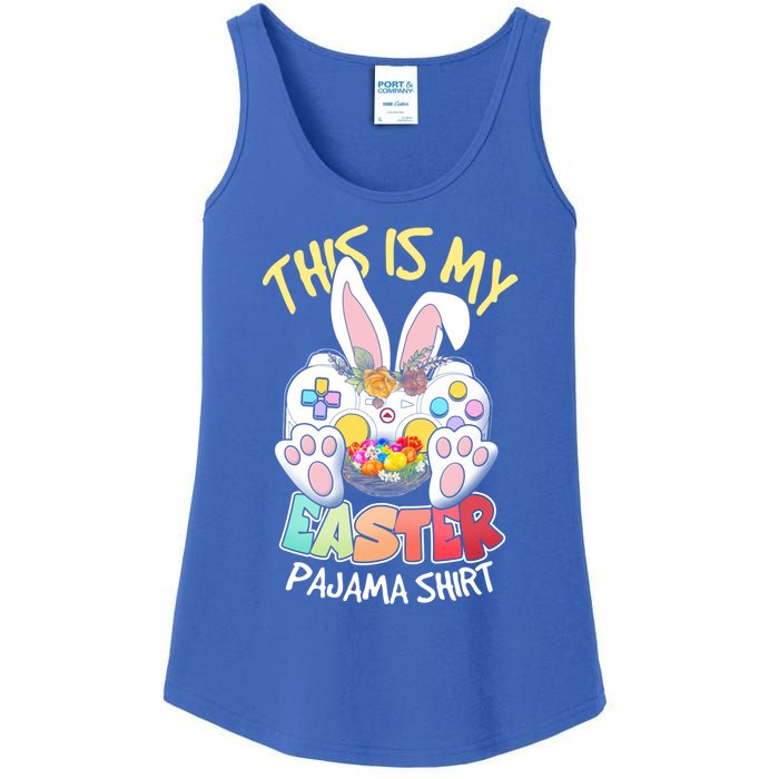 This Is My Easter Pajama Gift Game Control Basket Gaming Gift Ladies Essential Tank