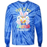 This Is My Easter Pajama Gift Game Control Basket Gaming Gift Tie-Dye Long Sleeve Shirt