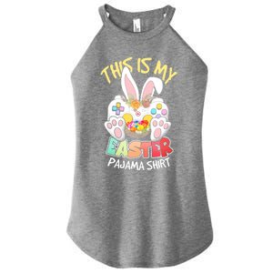 This Is My Easter Pajama Gift Game Control Basket Gaming Gift Women's Perfect Tri Rocker Tank