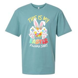 This Is My Easter Pajama Gift Game Control Basket Gaming Gift Sueded Cloud Jersey T-Shirt