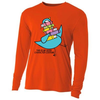 This Is My Book Character Costume Funny Pigeon Reading Cooling Performance Long Sleeve Crew