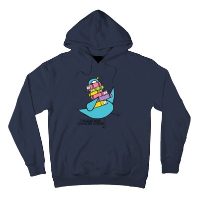 This Is My Book Character Costume Funny Pigeon Reading Hoodie