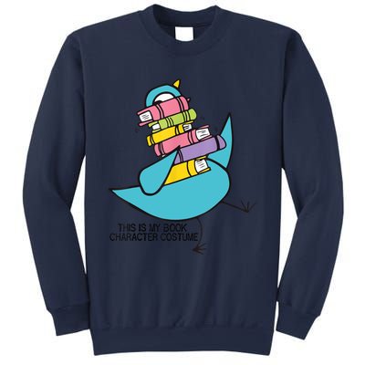 This Is My Book Character Costume Funny Pigeon Reading Sweatshirt