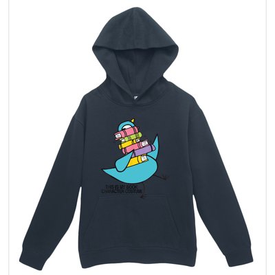 This Is My Book Character Costume Funny Pigeon Reading Urban Pullover Hoodie