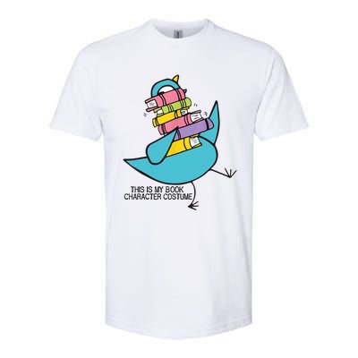 This Is My Book Character Costume Funny Pigeon Reading Softstyle CVC T-Shirt