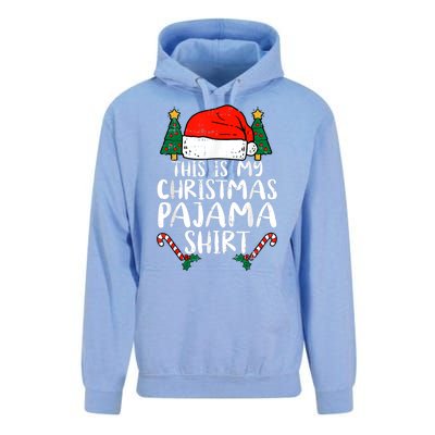 This Is My Christmas Pajama Shirts Funny Santa Xmas Holiday Unisex Surf Hoodie