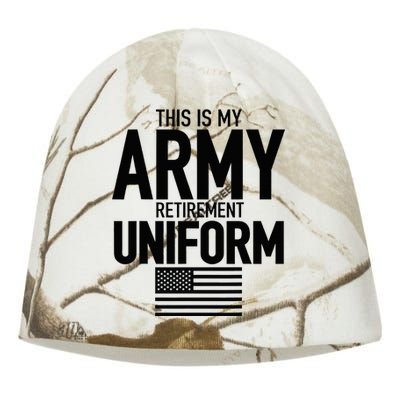 This Is My Army Retirement Uniform Retired Military Kati - Camo Knit Beanie