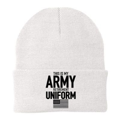 This Is My Army Retirement Uniform Retired Military Knit Cap Winter Beanie