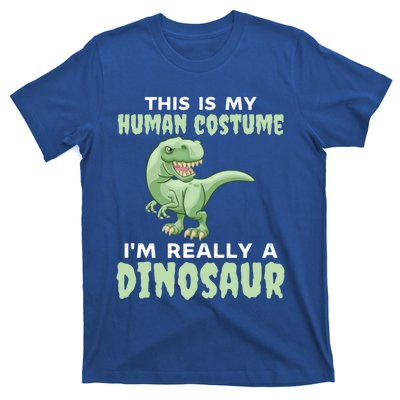 This Is My Hu Costume IM Really A Dinosaur Halloween Gift T-Shirt