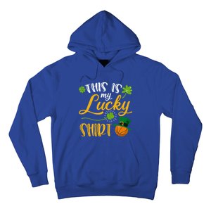 This Is My Lucky Basketball Shamrock Cool Gift St Patricks Day Cool Gift Hoodie