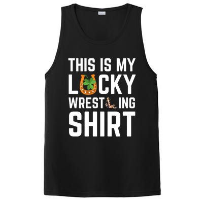 This Is My Lucky Wrestling Great Gift Sport Game St Patrick's Day Cool Gift PosiCharge Competitor Tank