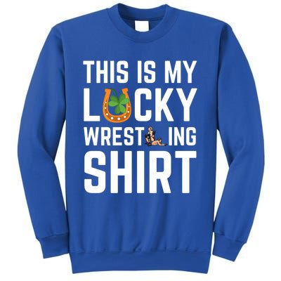 This Is My Lucky Wrestling Great Gift Sport Game St Patrick's Day Cool Gift Sweatshirt