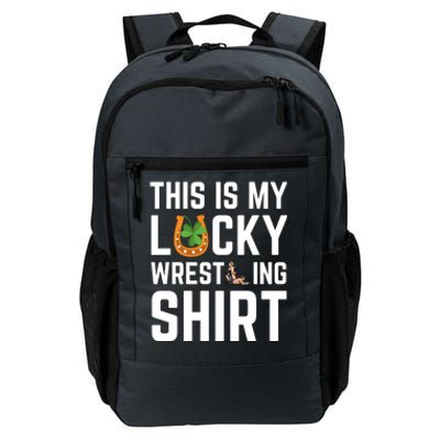 This Is My Lucky Wrestling Great Gift Sport Game St Patrick's Day Cool Gift Daily Commute Backpack