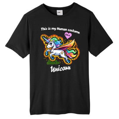 This Is My Human Costume – Magic Halloween Unicorn Tall Fusion ChromaSoft Performance T-Shirt