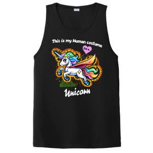 This Is My Human Costume – Magic Halloween Unicorn PosiCharge Competitor Tank