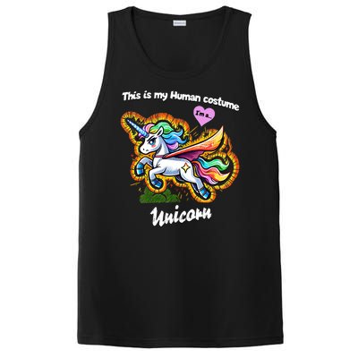 This Is My Human Costume – Magic Halloween Unicorn PosiCharge Competitor Tank