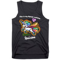 This Is My Human Costume – Magic Halloween Unicorn Tank Top