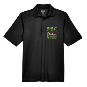 This Is My ItS Too Hot For Ugly Christmas Sweaters Holiday Men's Origin Performance Pique Polo