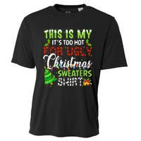 This Is My ItS Too Hot For Ugly Christmas Sweaters Holiday Cooling Performance Crew T-Shirt