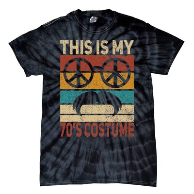 This Is My 70s Costume 70 Styles Men 70s Disco 1970s Outfit Tie-Dye T-Shirt