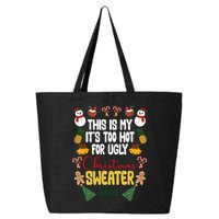 This Is My It's Too Hot For Ugly Christmas Sweater 25L Jumbo Tote