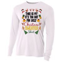 This Is My It's Too Hot For Ugly Christmas Sweater Cooling Performance Long Sleeve Crew