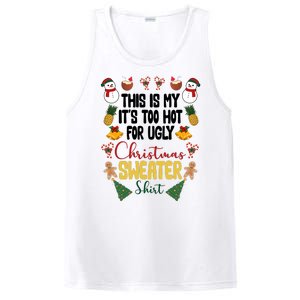 This Is My It's Too Hot For Ugly Christmas Sweater PosiCharge Competitor Tank