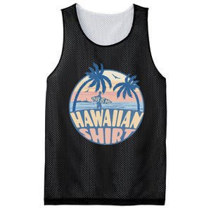 This Is My Hawaiian Tropical Luau Costume Party Hawaii Mesh Reversible Basketball Jersey Tank