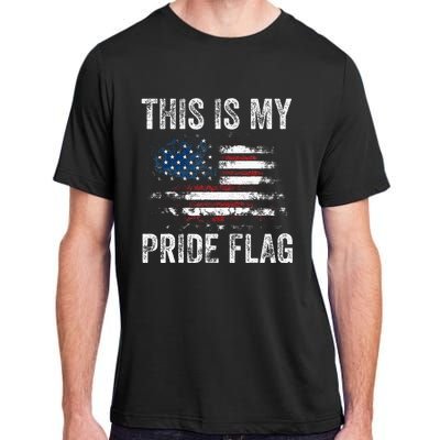 This Is My Pride Flag USA American 4th Of July Patriotic Adult ChromaSoft Performance T-Shirt