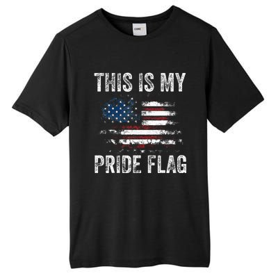 This Is My Pride Flag USA American 4th Of July Patriotic Tall Fusion ChromaSoft Performance T-Shirt