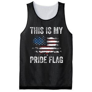 This Is My Pride Flag USA American 4th Of July Patriotic Mesh Reversible Basketball Jersey Tank