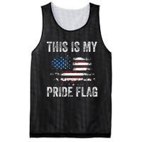 This Is My Pride Flag USA American 4th Of July Patriotic Mesh Reversible Basketball Jersey Tank